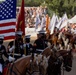 USMC Mounted Color Guard at the Redding Rodeo