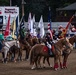 USMC Mounted Color Guard at the Redding Rodeo