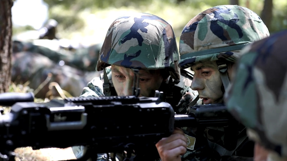 Florida National Guard trains with Albanian Cadets