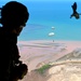 U.S. Air Force Pararescue Airmen and U.S. Navy Explosive Ordnance Disposal members Jump in East Africa