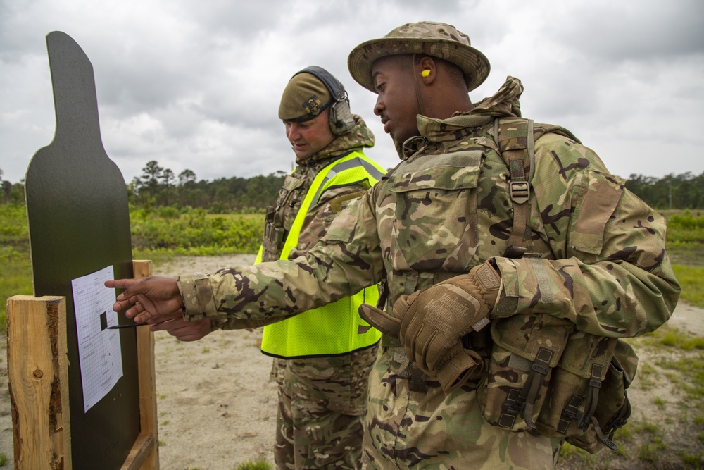 Royal Bermuda Regiment conducts a live fire exercise during Exercise Island Warrior