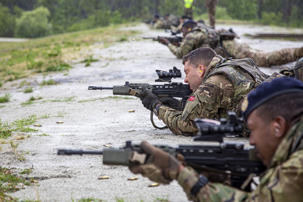 Royal Bermuda Regiment conducts a live fire exercise during Exercise Island Warrior