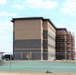 April 2021 barracks construction project operations at Fort McCoy