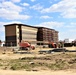 April 2021 barracks construction project operations at Fort McCoy