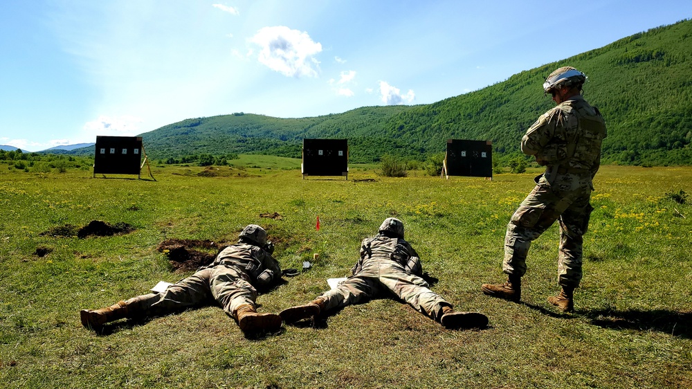 53rd IBCT conducts range operations at Manjača Training Area, Bosnia and Herzegovina for Immediate Response 21