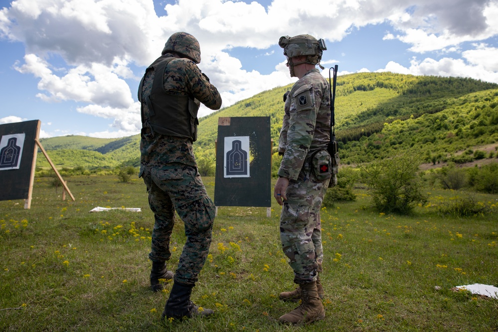 53rd IBCT conducts range operations at Manjača Training Area, Bosnia and Herzegovina for Immediate Response 21