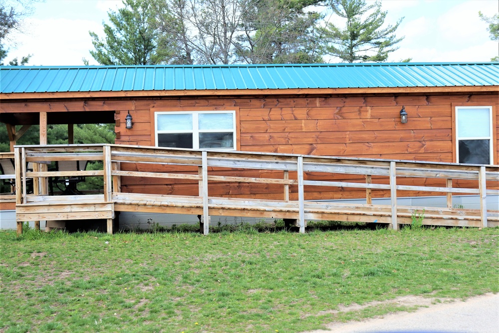 Cabins at Fort McCoy's Pine View Campground