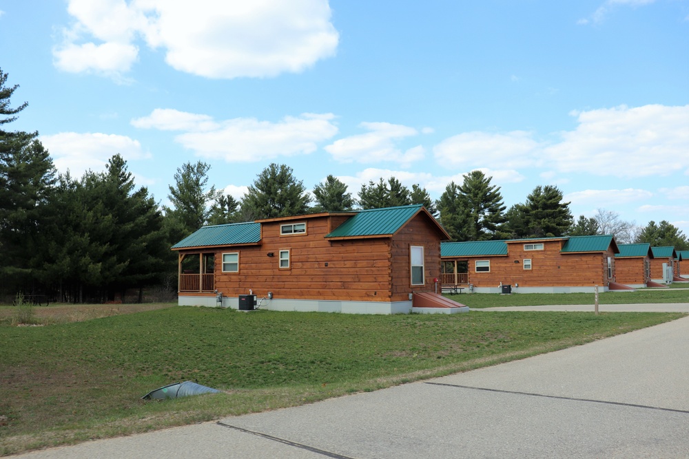 Cabins at Fort McCoy's Pine View Campground