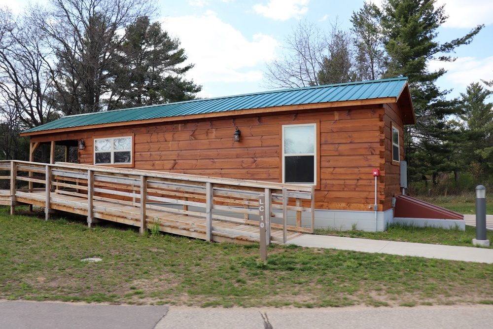 Cabins at Fort McCoy's Pine View Campground