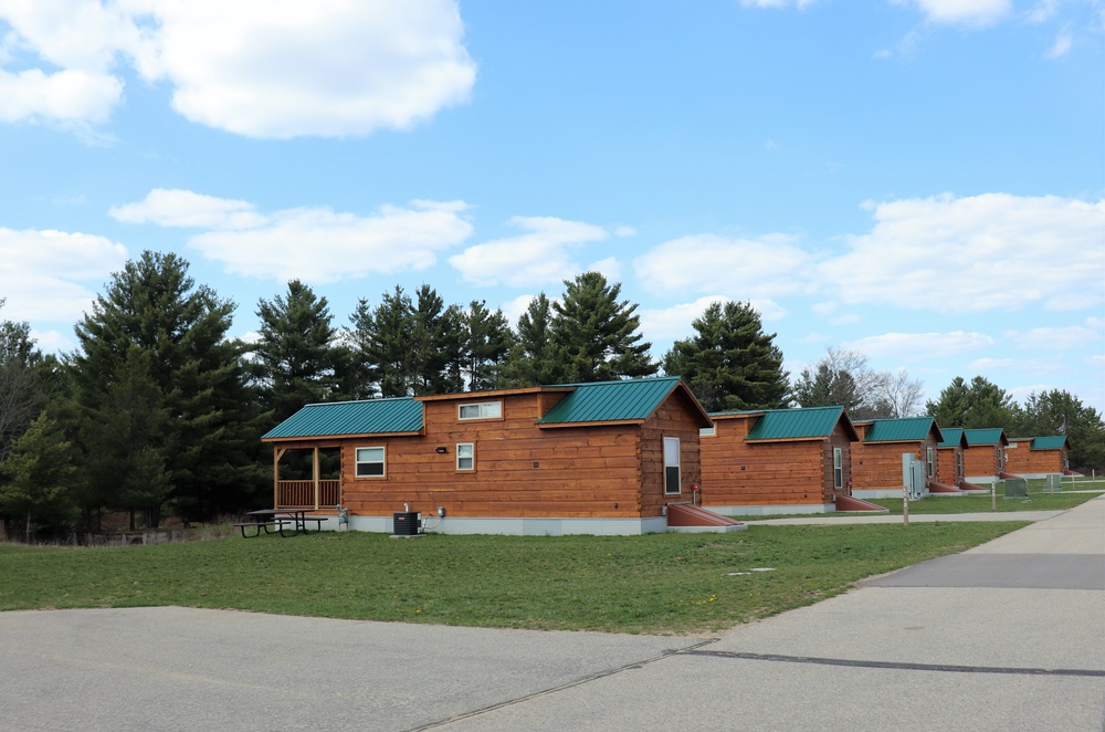 Cabins at Fort McCoy's Pine View Campground