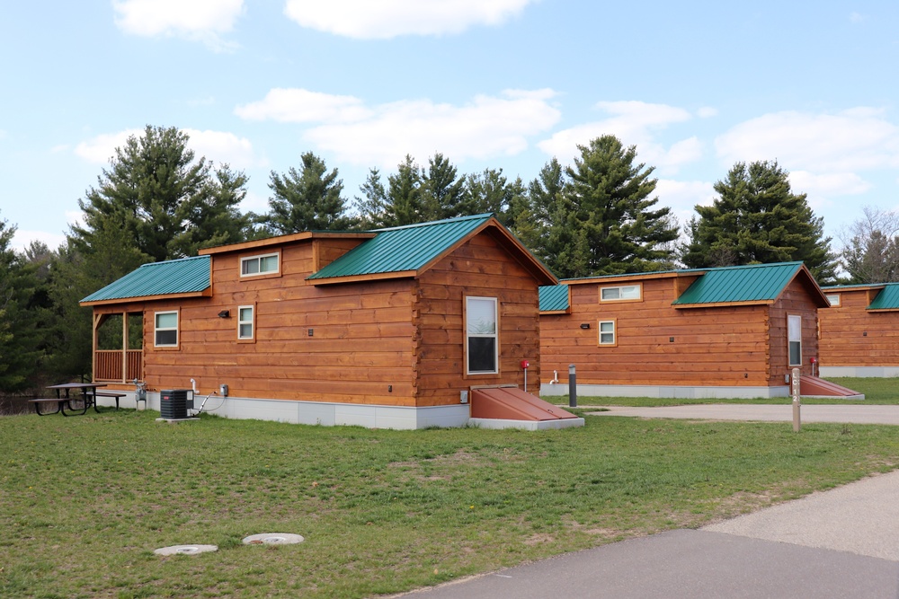 Cabins at Fort McCoy's Pine View Campground