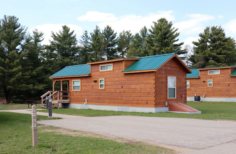 Cabins at Fort McCoy's Pine View Campground