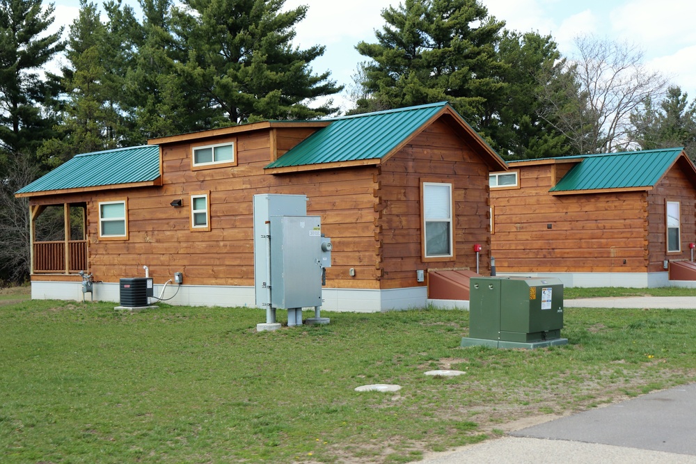 Cabins at Fort McCoy's Pine View Campground