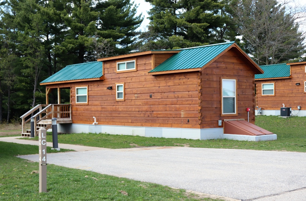 Cabins at Fort McCoy's Pine View Campground