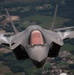 U.S. Air Force F-35As and French Rafales perform formation flight over France