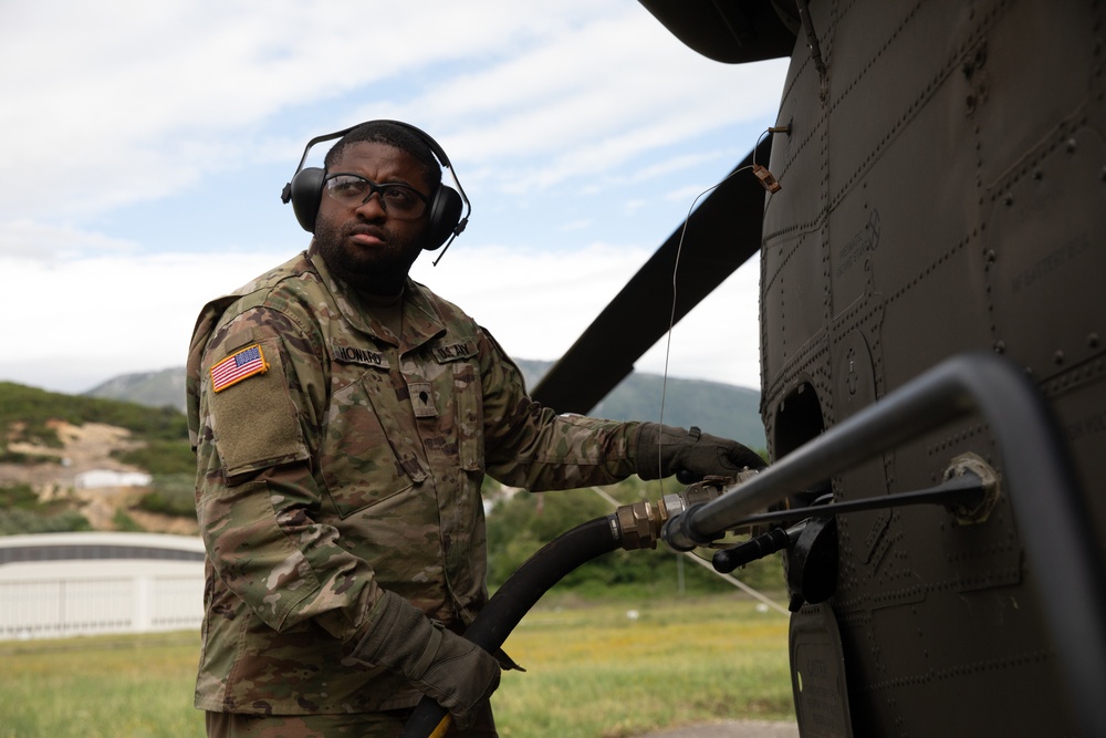 DEFENDER-Europe 21: UH-60 Blackhawks arrive in Albania