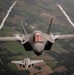 U.S. Air Force F-35As and French Rafales perform formation flight over France