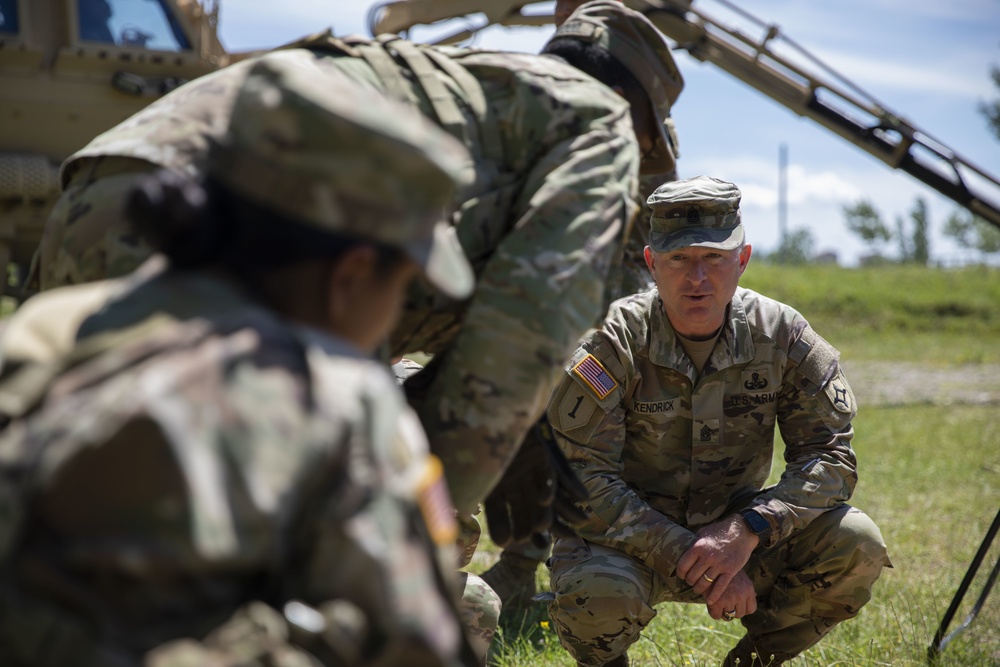 Florida Army National Guard Soldiers train with Albanian counterparts during DEFENDER-Europe 21