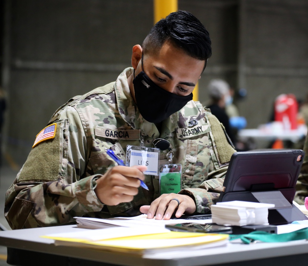National Guard supports state employee vaccination site in Olympia