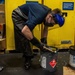 USS Carl Vinson (CVN 70) Sailors Manage Hazardous Materials