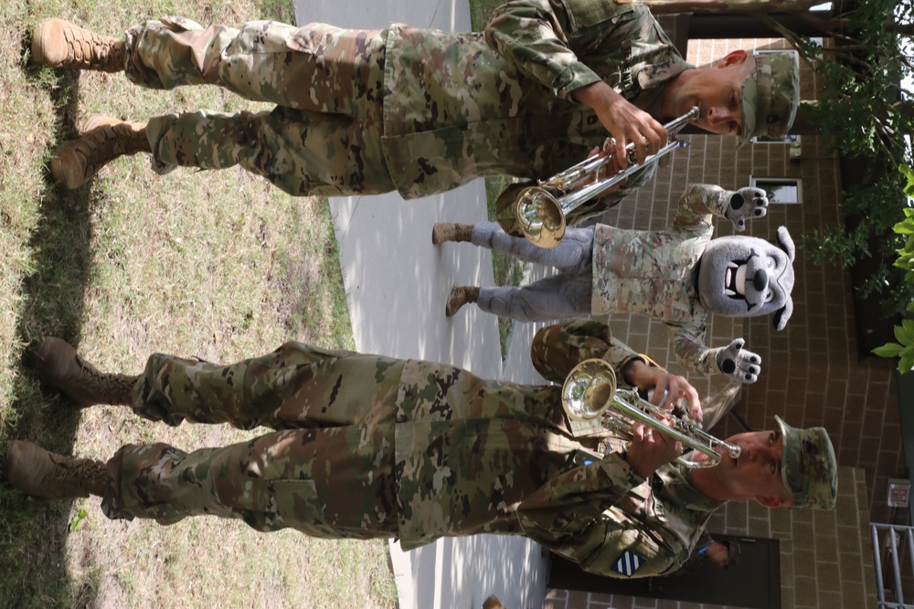 The 3rd Infantry Division hosts Twilight Tattoo during Marne Week