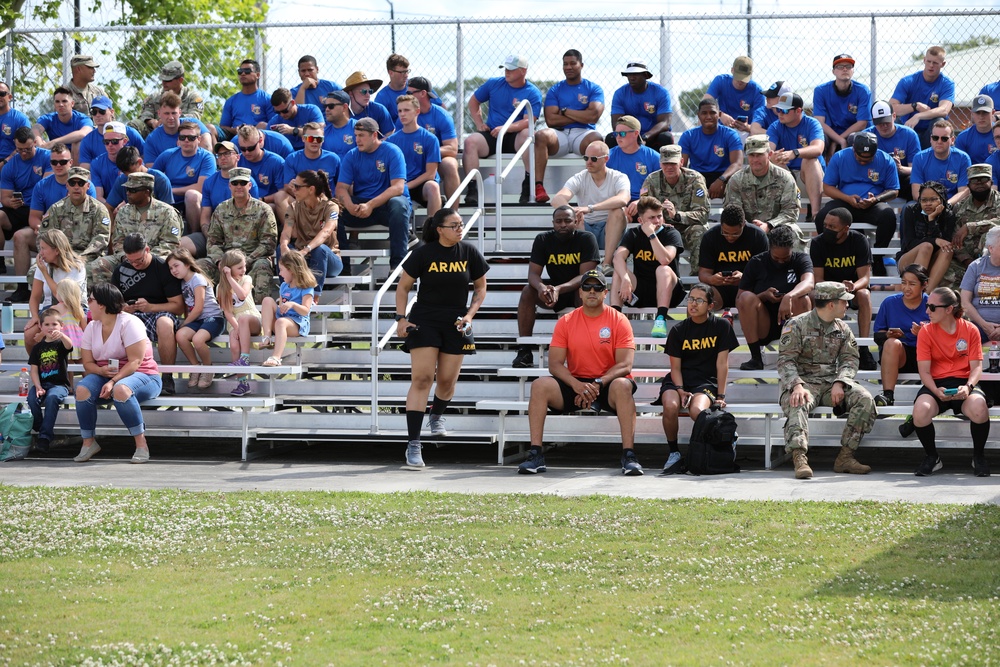 The 3rd Infantry Division hosts Twilight Tattoo during Marne Week