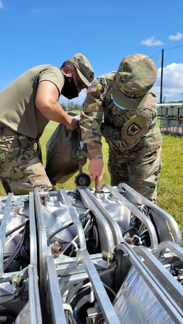 Army Reserve Soldiers of Pacific Signal-Cyber Team conduct headquarter’s first field culinary operations