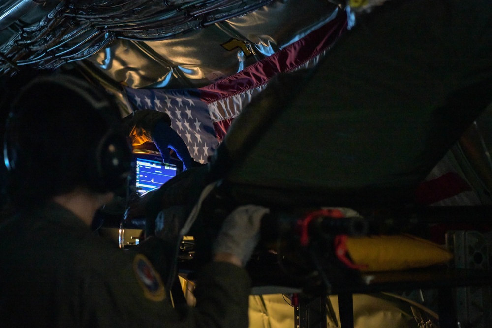 18 AES medical training flight