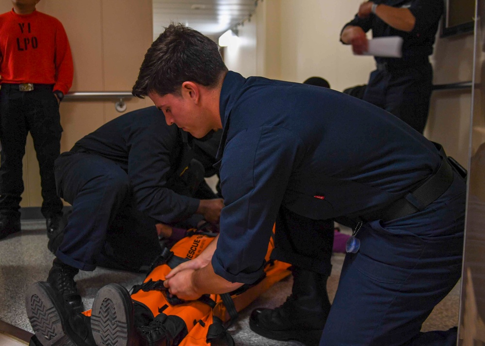 USS Hershel "Woody" Williams medical training