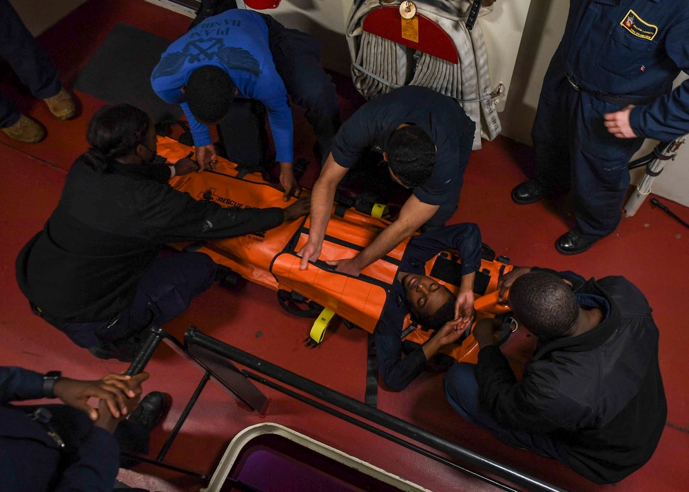 USS Hershel "Woody" Williams medical training