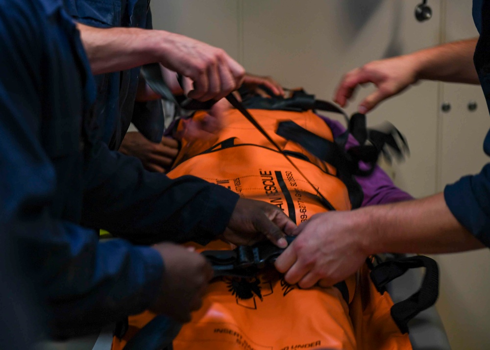 USS Hershel "Woody" Williams medical training