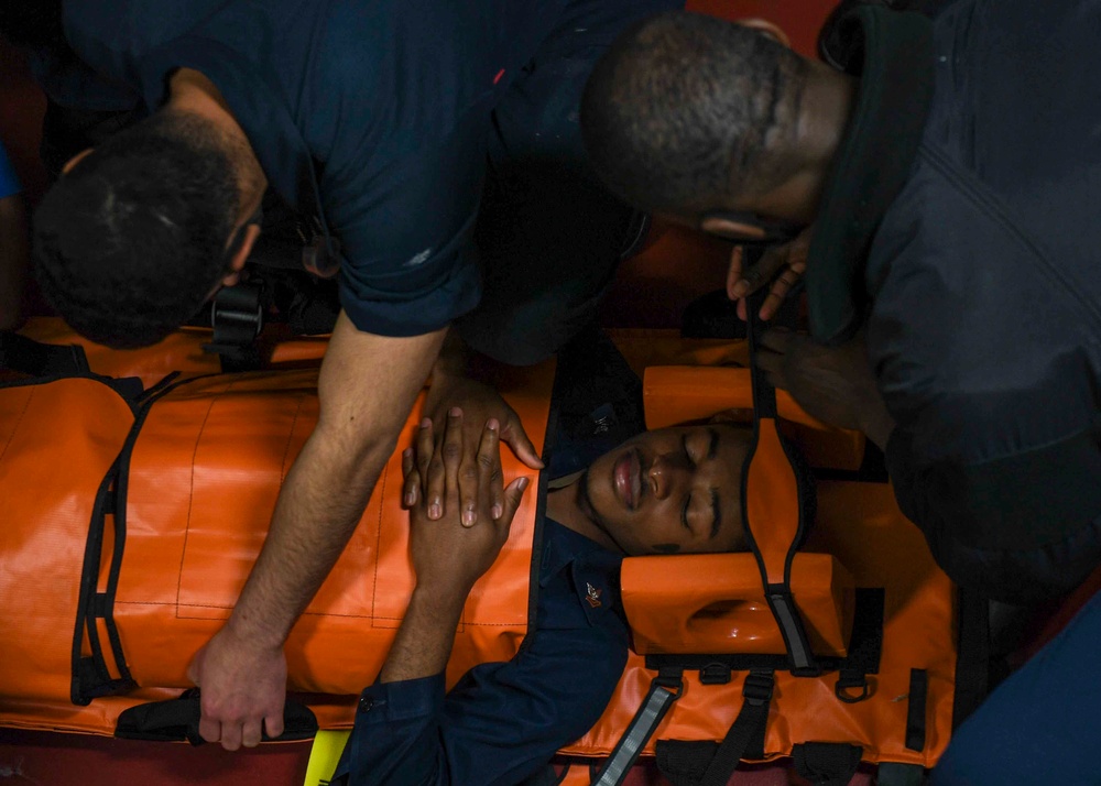 USS Hershel "Woody" Williams medical training