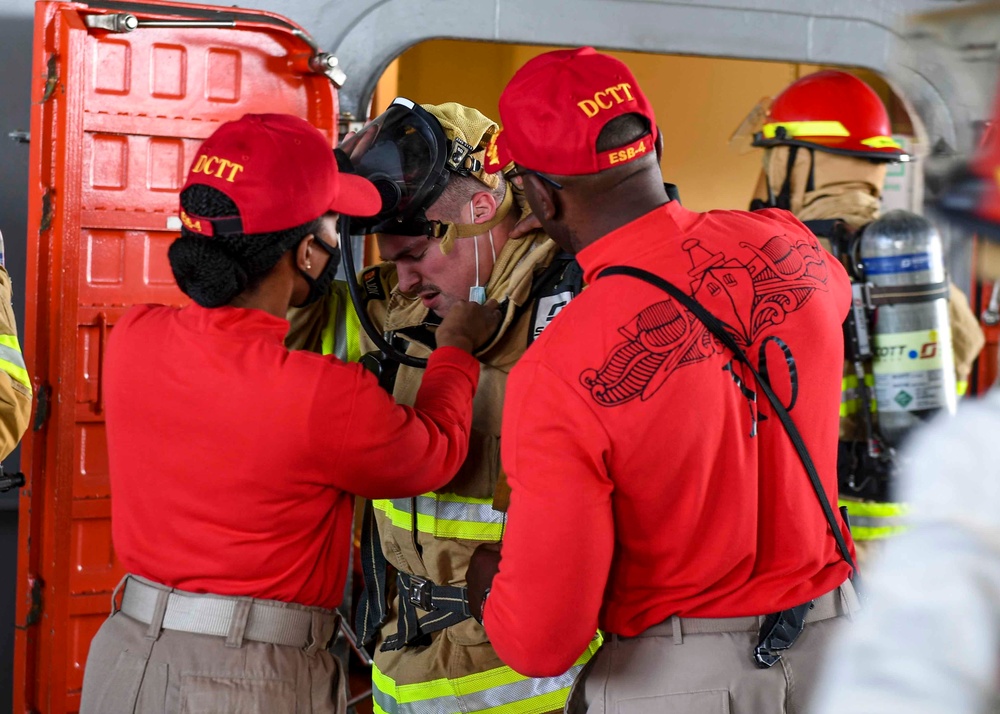 USS Hershel "Woody" Williams training
