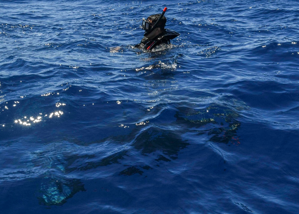 USS Hershel "Woody" Williams SAR training