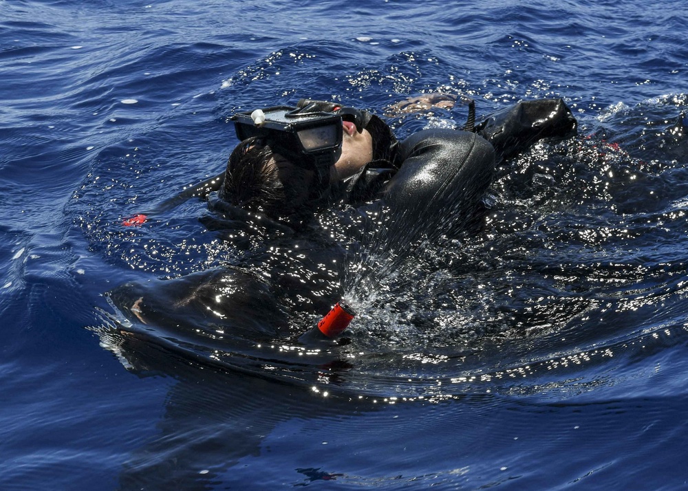 USS Hershel "Woody" Williams SAR training