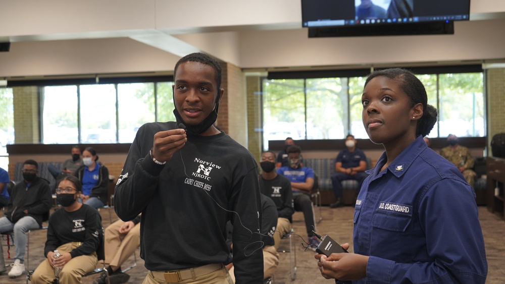 Cadet Mentorship Assistance Program holds kick-off event at Coast Guard Base Portsmouth