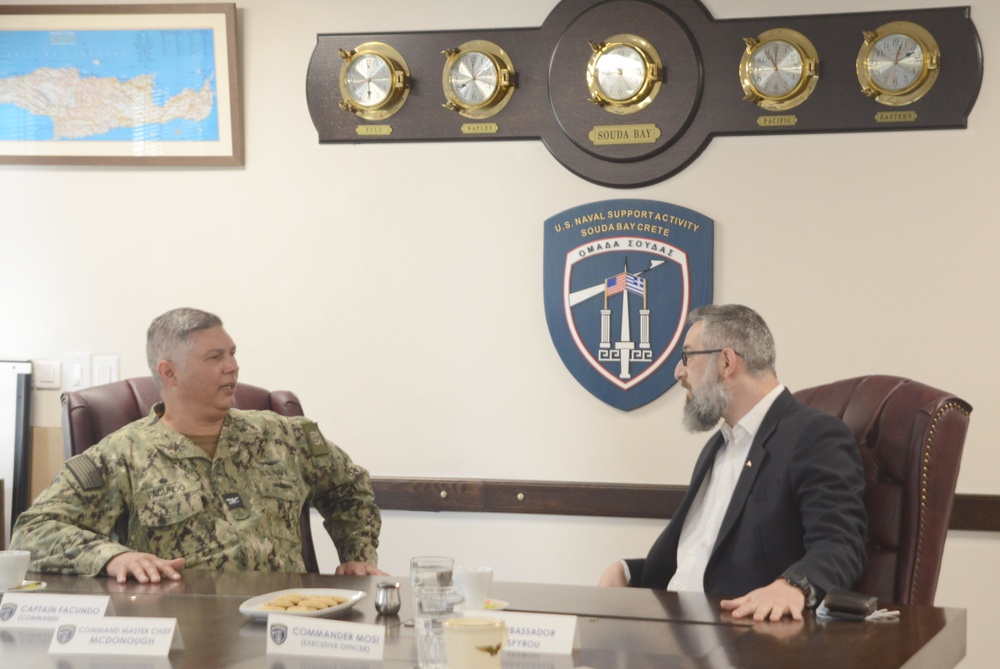 NSA Souda Bay Welcomes Australian Ambassador to Greece