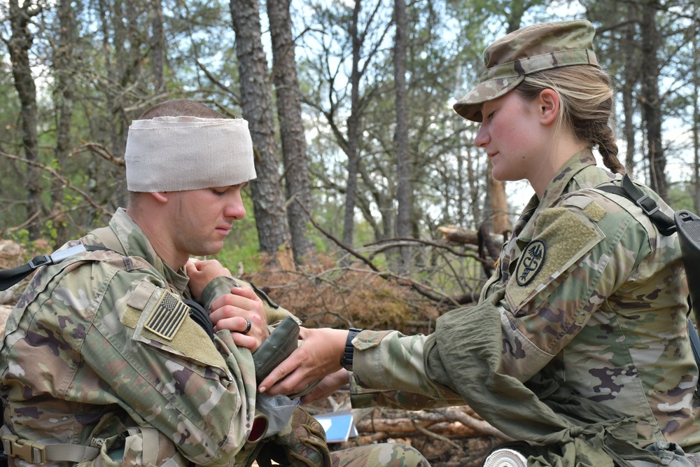 Soldiers test for Expert Field Medical Badge Fort McCoy