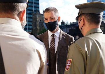 Serbian ambassador, chaplains tour Statehouse during Ohio visit