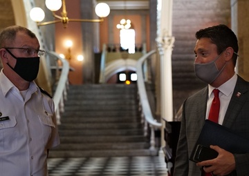 Serbian ambassador, chaplains tour Statehouse during Ohio visit