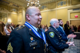 Oklahoma National Guardsman honored at inaugural Oklahoma Medal of Valor and Oklahoma Purple Heart award ceremony