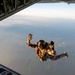 U.S. Air Force Special Operations Forces train with Romanian DCSL during a military free fall exercise.