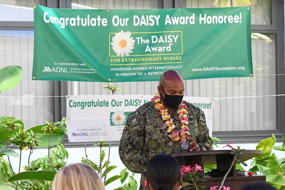 Chaplain Jones provides the invocation