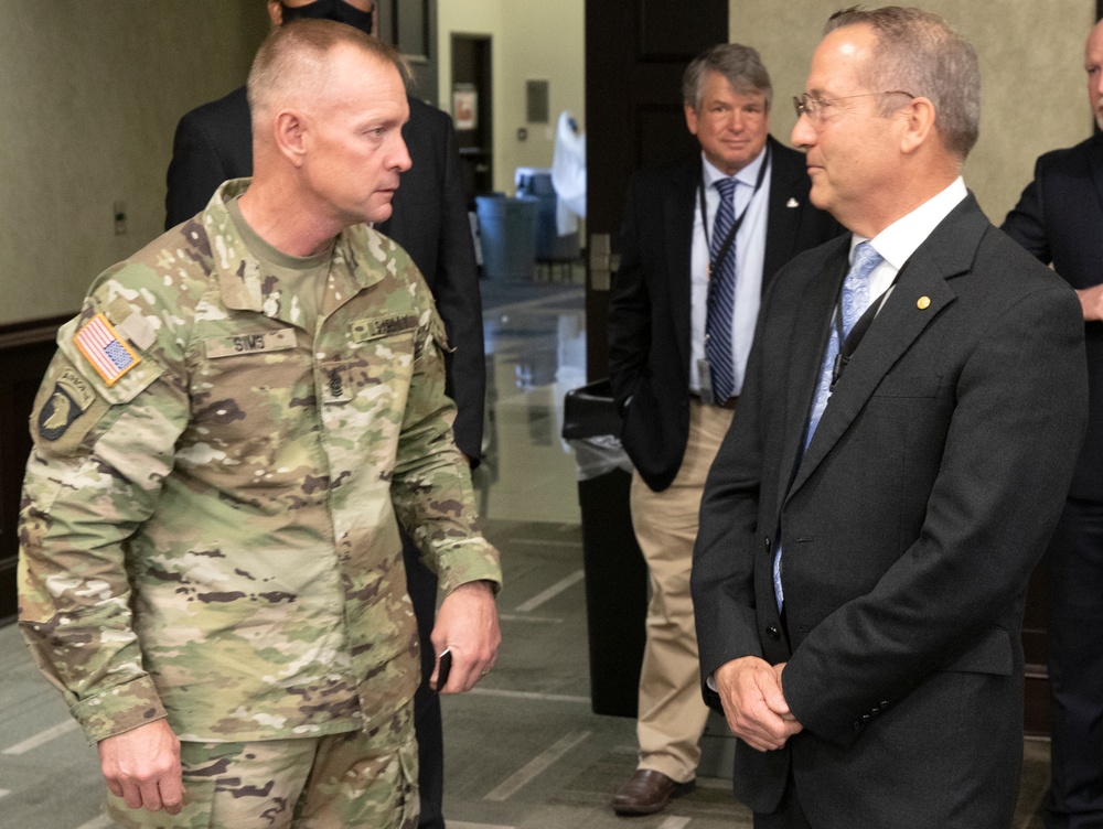 FORSCOM command team visits First Army.