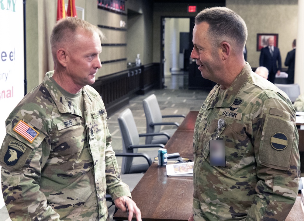 FORSCOM command team visits First Army