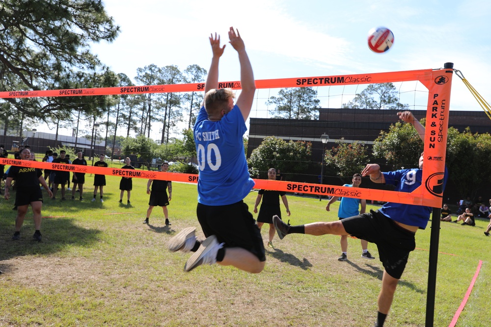 Dogface Soldiers Compete During Marne Week Volleyball Tournament