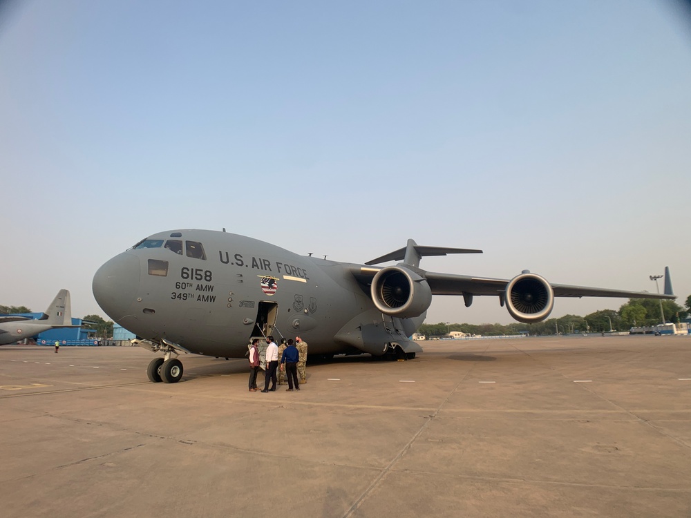 The second of several emergency COVID-19 relief shipments from the United States arrives in India.