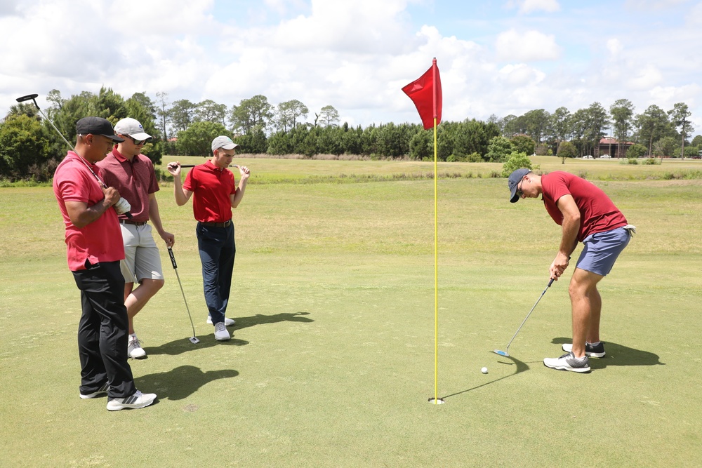 Dogface Soldiers Take Part in Golf Scramble During Marne Week