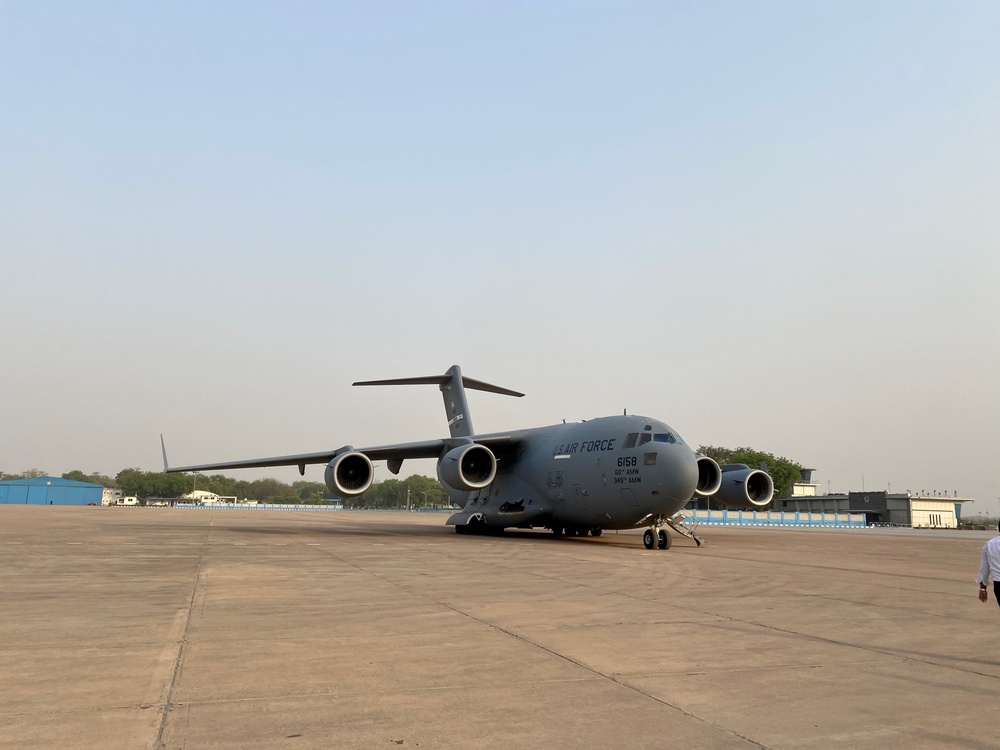 The second of several emergency COVID-19 relief shipments from the United States arrives in India.