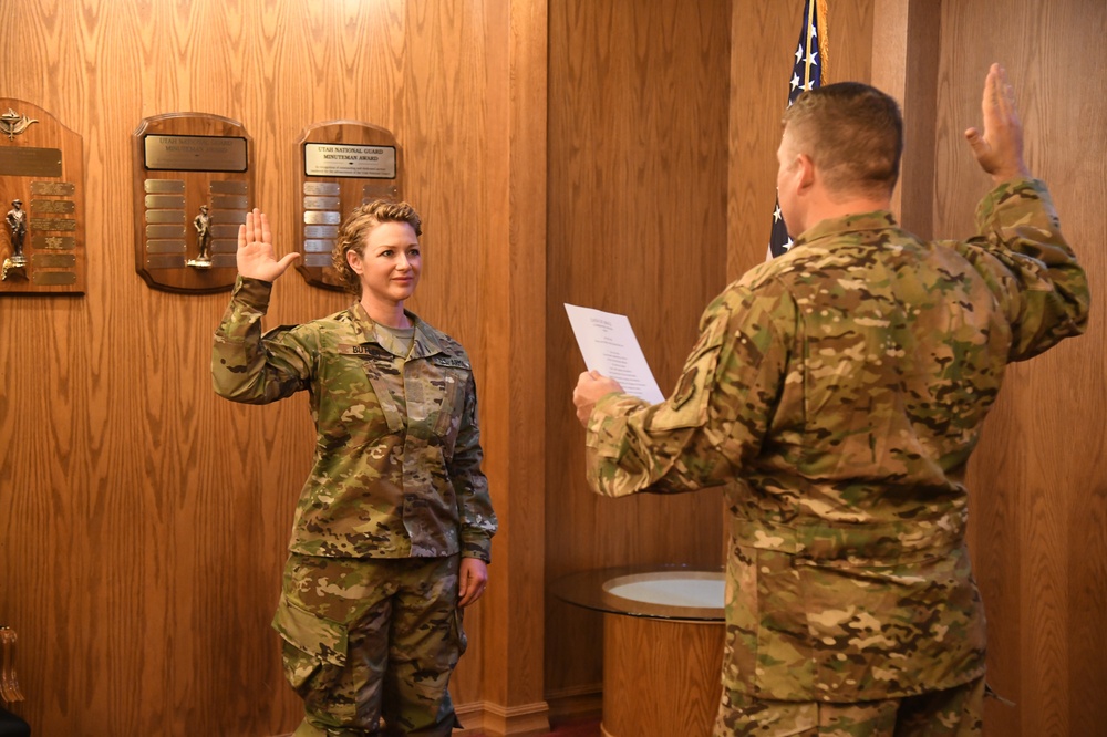 Utah National Guard Chaplain Corps commissions two officers, first female